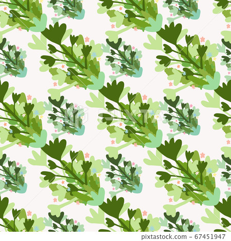 Isolated seamless floral pattern with bouquet of - Stock Illustration ...