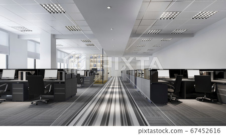 3d rendering business meeting and working room on office building 67452616