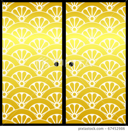Japanese fusuma Japanese pattern sliding door Japanese style material 67452986
