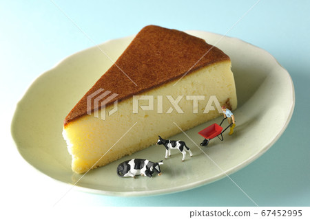 Cheese, the ingredient of cheesecake, is made from milk etc. Cheese, the ingredient of cheesecake, is made from milk etc. 67452995