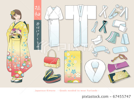 套和服敷料項目矢量圖 67455747