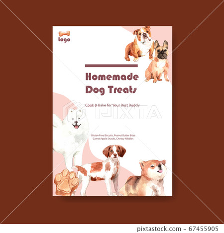 Poster template with dogs and food design for Poster template with dogs and food design for 67455905