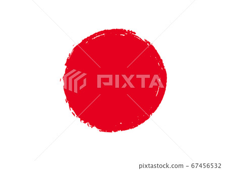 手繪帶有白色背景的紅色圓圈 67456532