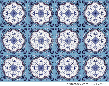 Colorful vintagmoroccan tile pattern Colorful vintagmoroccan tile pattern 67457436