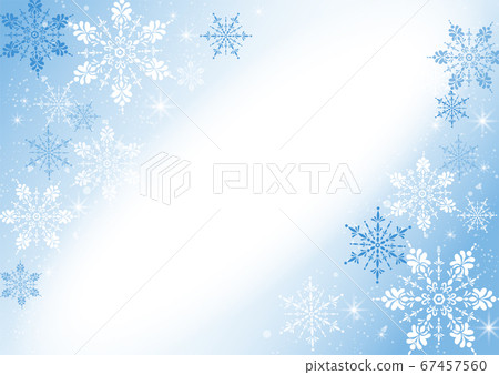 Snowflake Background Illustration Stock Illustration