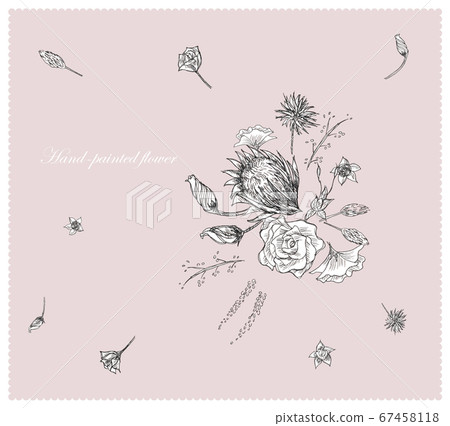Hand-drawn Flower 3 Hand-drawn Flower 3 67458118