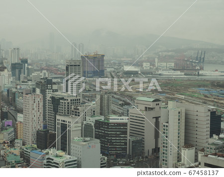 釜山塔天文台的景色 釜山塔天文台的景色 67458137