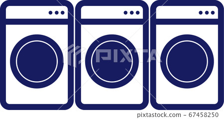 Coin laundry icon illustration 67458250