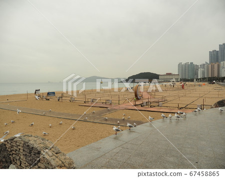 海雲台多雲海灘釜山 海雲台多雲海灘釜山 67458865