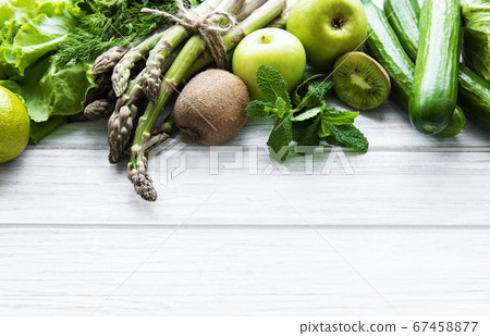 Healthy vegetarian food concept background Healthy vegetarian food concept background 67458877