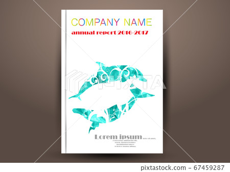 Cover Design template, annual report cover, flyer, 67459287