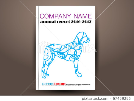 Cover Design template, annual report cover, flyer, 67459295