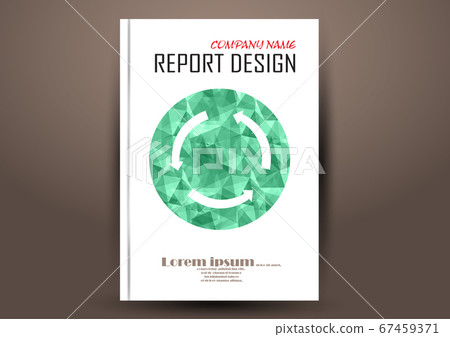Cover Design template, annual report cover, flyer, 67459371