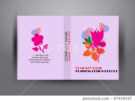 Cover Design template, annual report cover, flyer, 67459587