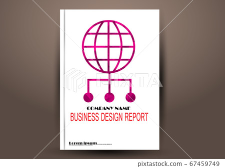 Cover Design template, annual report cover, flyer, 67459749