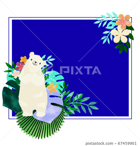 Polar bear tropical frame 19 67459901