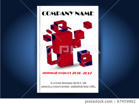 Cover Design template, annual report cover, flyer, 67459902