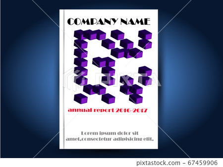 Cover Design template, annual report cover, flyer, 67459906