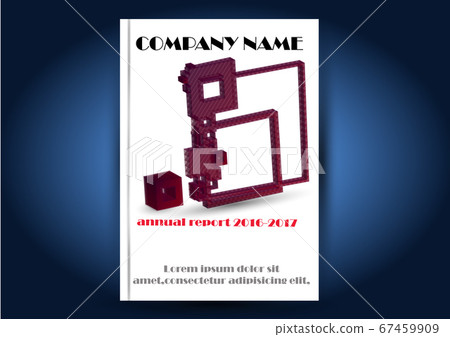 Cover Design template, annual report cover, flyer, 67459909