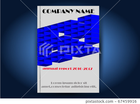 Cover Design template, annual report cover, flyer, 67459916