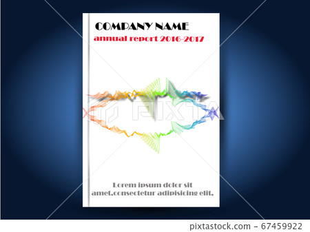 Cover Design template, annual report cover, flyer, 67459922