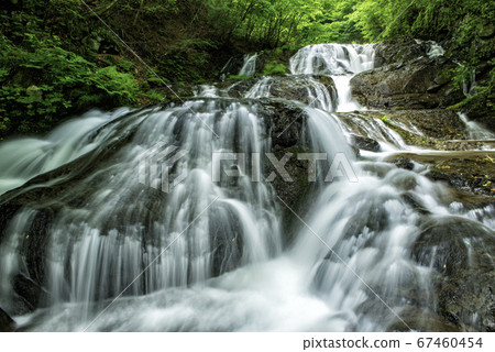 Waterfall of Kitakaruizawa fish stop Waterfall of Kitakaruizawa fish stop 67460454