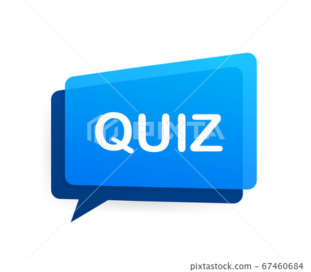 Quiz logo with clock, concept of questionnaire show sing, quiz button, question competition. Vector stock illustration. Quiz logo with clock, concept of questionnaire show sing, quiz button, question competition. Vector stock illustration. 67460684