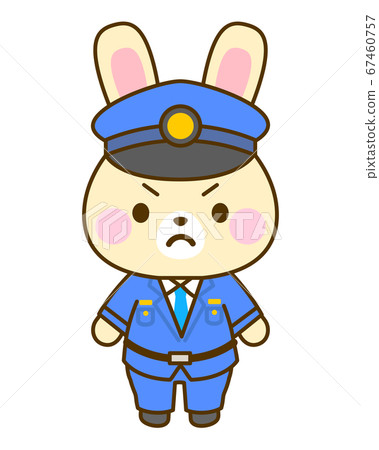 Policeman illustration for children get angry Policeman illustration for children get angry 67460757