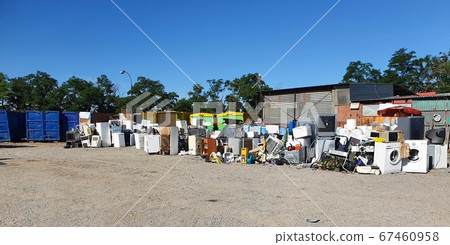 Dump with used electronics Dump with used electronics 67460958