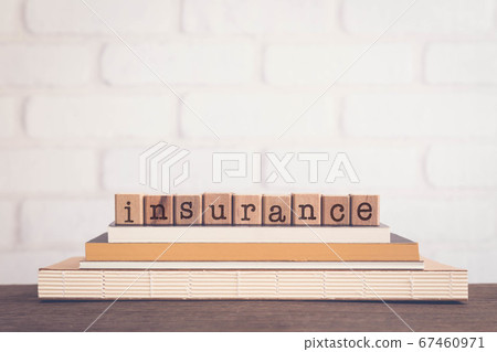 The word INSURANCE letters and copy space 67460971