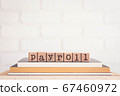The word PAYROLL and blank space background, 67460972