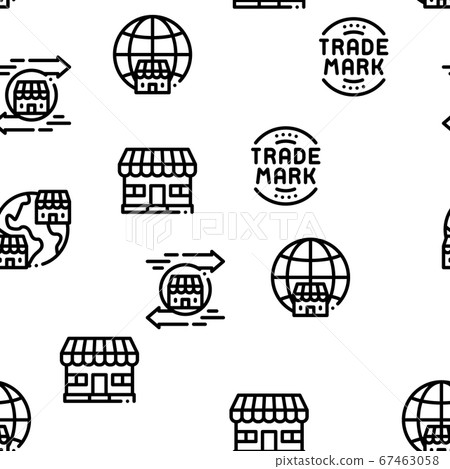 Franchise Business Seamless Pattern Vector Franchise Business Seamless Pattern Vector 67463058