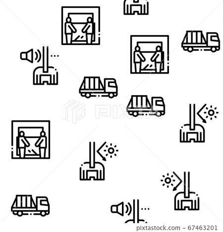 Pvc Window Frames Seamless Pattern Vector Pvc Window Frames Seamless Pattern Vector 67463201