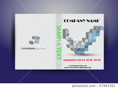 Cover Design template, annual report cover, flyer, 67463381