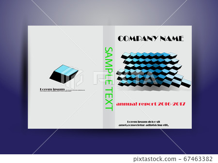 Cover Design template, annual report cover, flyer, 67463382