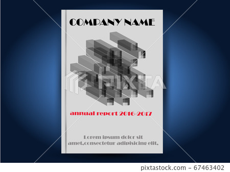 Cover Design template, annual report cover, flyer, 67463402