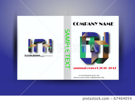 Cover Design template, annual report cover, flyer, 67464054