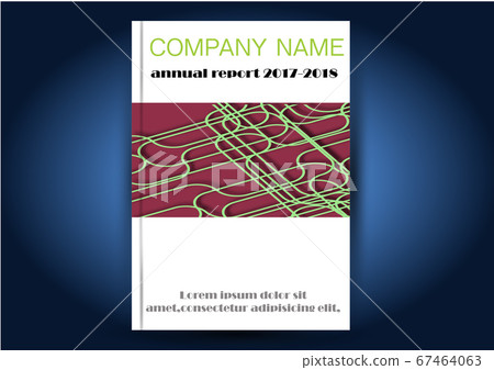 Cover Design template, annual report cover, flyer, 67464063