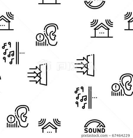Soundproofing Building Material Icons Set Vector 67464229