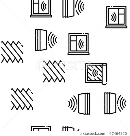 Soundproofing Building Material Icons Set Vector 67464230