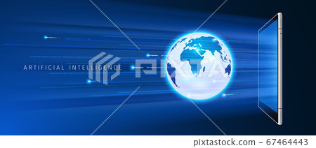 Artificial intelligence accessing global information and data in online networks via smartphone 67464443