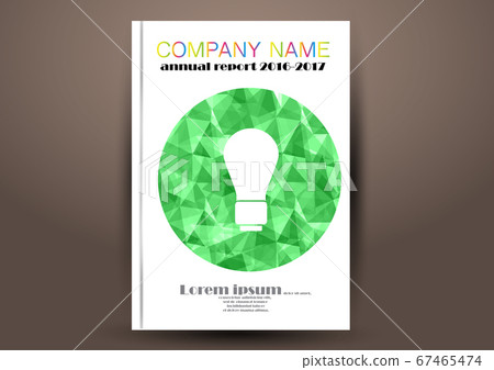 Cover Design template, annual report cover, flyer, 67465474