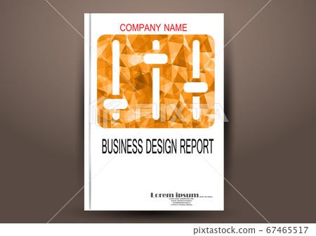 Cover Design template, annual report cover, flyer, 67465517