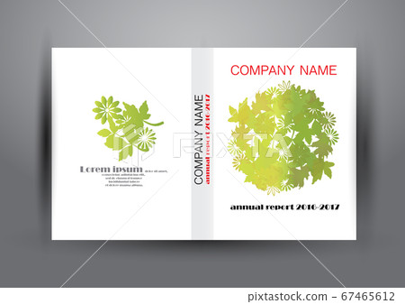 Cover Design template, annual report cover, flyer, 67465612