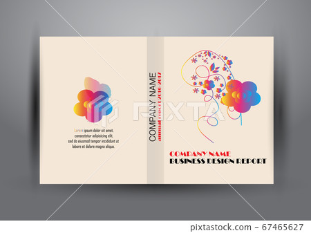 Cover Design template, annual report cover, flyer, 67465627
