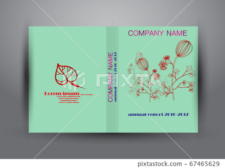 Cover Design template, annual report cover, flyer, 67465629