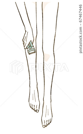 用電動剃須刀去除腿上多餘的頭髮 67467446