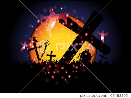 Creative design for Happy Halloween background 67468295