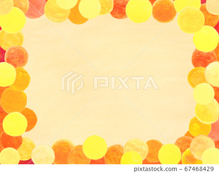 Beige, yellow, and orange autumn frame background 67468429
