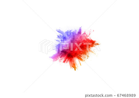 abstract powder splatted background. Colorful powder explosion on white background. Colored cloud. Colorful dust explode. Paint Holi. abstract powder splatted background. Colorful powder explosion on white background. Colored cloud. Colorful dust explode. Paint Holi. 67468989